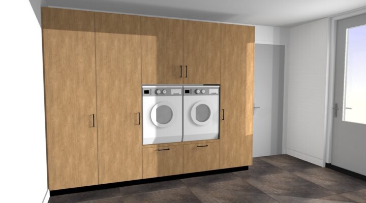 Wasmachine kastenwand - Ontwerpen