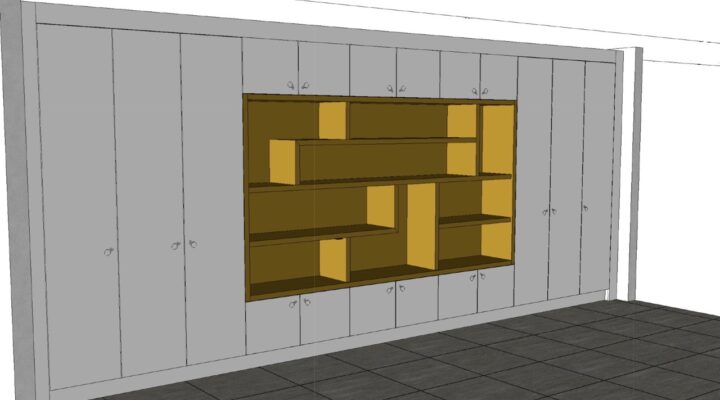 Open vakken kastenwand - Ontwerpen