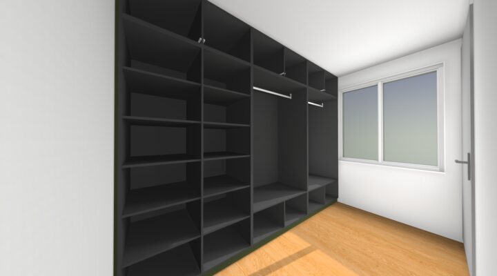 Kledingkasten zonder deuren